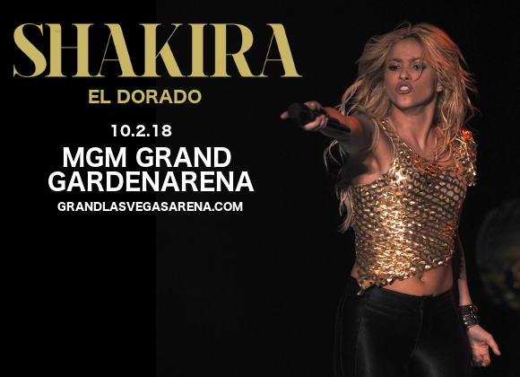 Shakira at MGM Grand Garden Arena