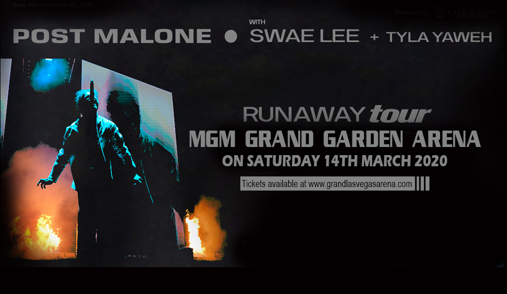 Post Malone Postponed Tickets 14th March Mgm Grand Garden