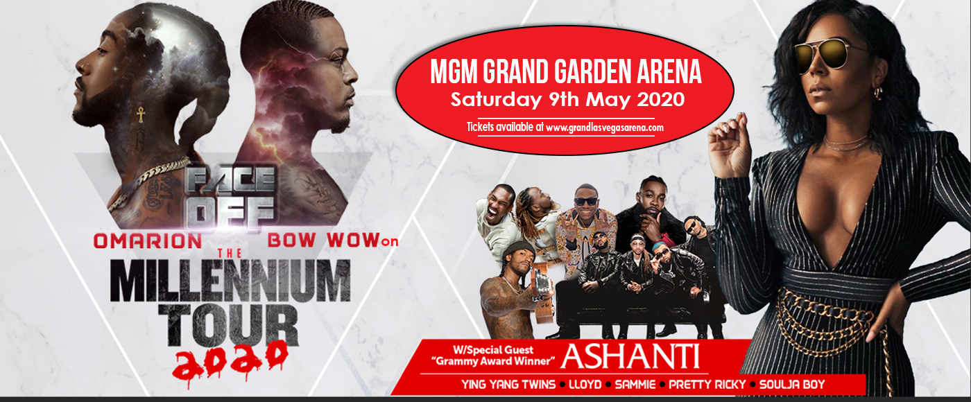 The Millennium Tour: Omarion, Bow Wow, Pretty Ricky, Ying Yang Twins, Soulja Boy & Ashanti at MGM Grand Garden Arena tickets The Millennium Tour: Omarion, Bow Wow, Pretty Ricky, Ying Yang Twins, Soulja Boy & Ashanti at MGM Grand Garden Arena