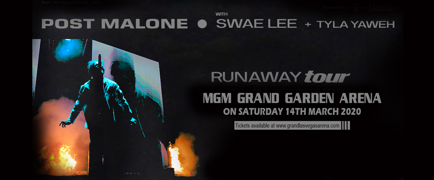 Post Malone [CANCELLED] at MGM Grand Garden Arena