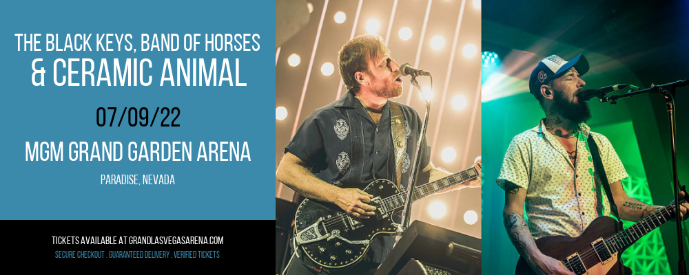 The Black Keys, Band of Horses & Ceramic Animal at MGM Grand Garden Arena