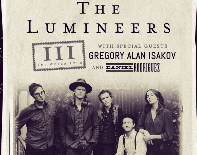 The Lumineers, Gregory Alan Isakov & Daniel Rodriguez at MGM Grand Garden Arena