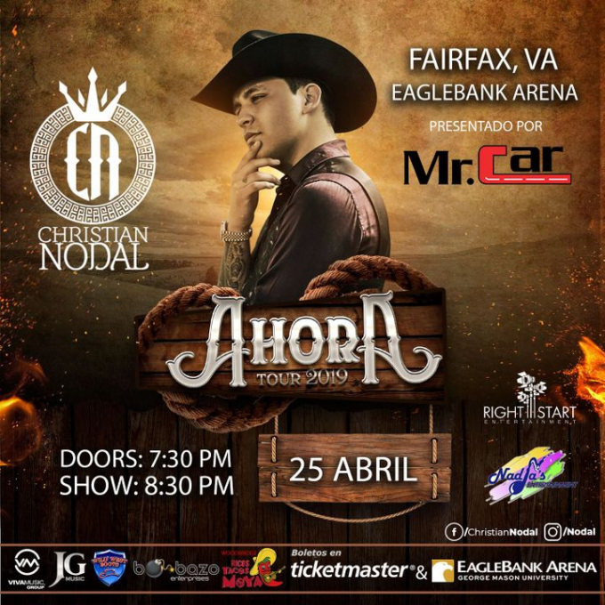 Christian Nodal at MGM Grand Garden Arena