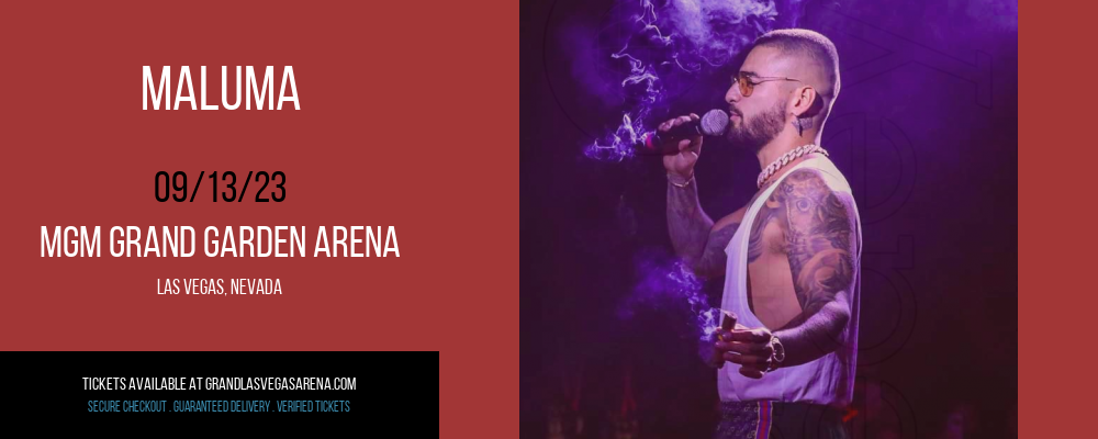 Maluma at MGM Grand Garden Arena