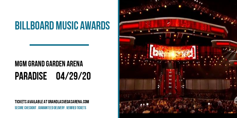 Billboard Music Awards at MGM Grand Garden Arena