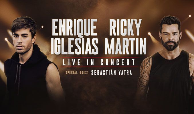 Enrique Iglesias & Ricky Martin at MGM Grand Garden Arena