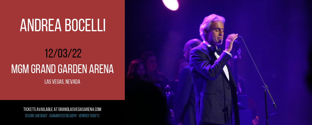 Andrea Bocelli at MGM Grand Garden Arena